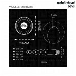 ADDICTED TOYS - PULITORE ANALE CON ADATTATORE UNIVERSALE MODELLO 5